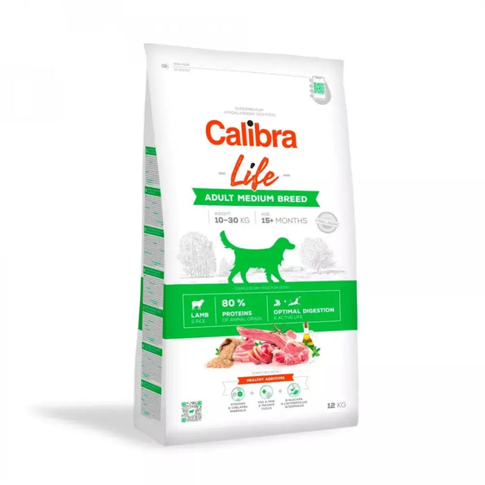 CALIBRA Life Adult Medium Breed Lamb - суха храна за кучета