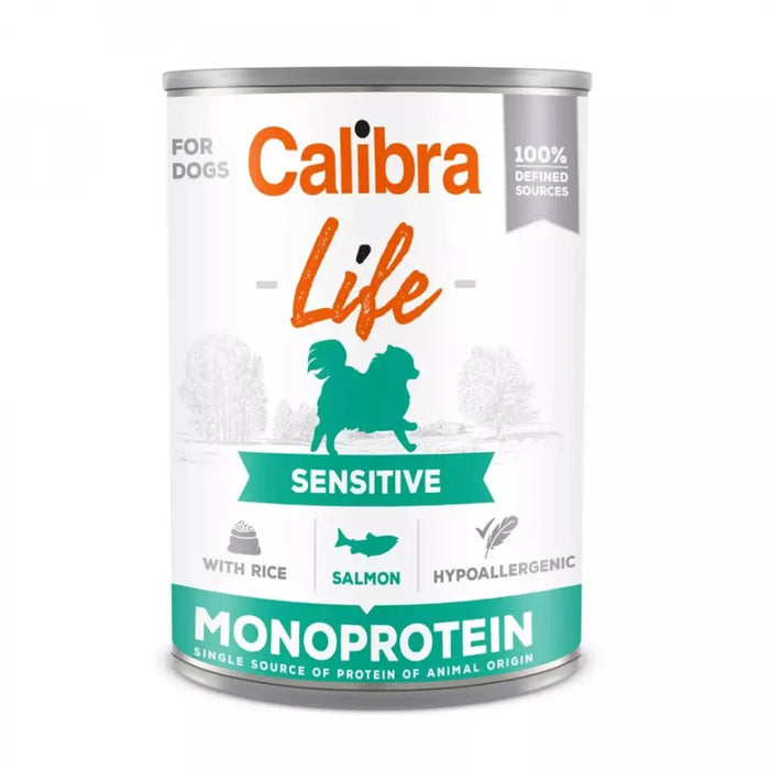 CALIBRA Life Sensitive Сьомга с ориз - мокра храна