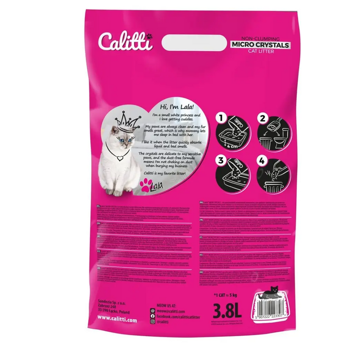 Calitti Micro Crystals - Силиконова котешка тоалетна 3,8л