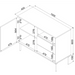 Cama 1D2S Скрин TRESSE 100x40x75 кашмир мат