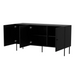 Cama 3D скрин PALAZZO BIS 151x40x75 черен мат