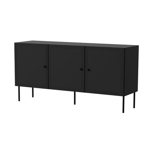 Cama 3D скрин PALAZZO BIS 151x40x75 черен мат