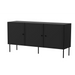 Cama 3D скрин PALAZZO BIS 151x40x75 черен мат