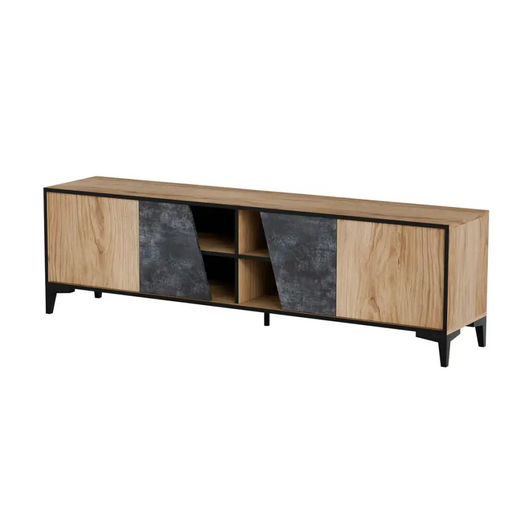 Cama 4D RTV шкаф OVO 180x38xH53 дъб/бетон