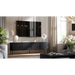 Cama 4D RTV шкаф PALAZZO BIS 201x40x60 черен мат
