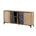 Cama 4D скрин OVO 180x38xH83 дъб/бетон