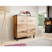 Cama бюфет LOTTA 110 4D дъб вотан + черен мат