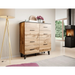 Cama бюфет LOTTA 110 2D4S дъб вотан/мат черен