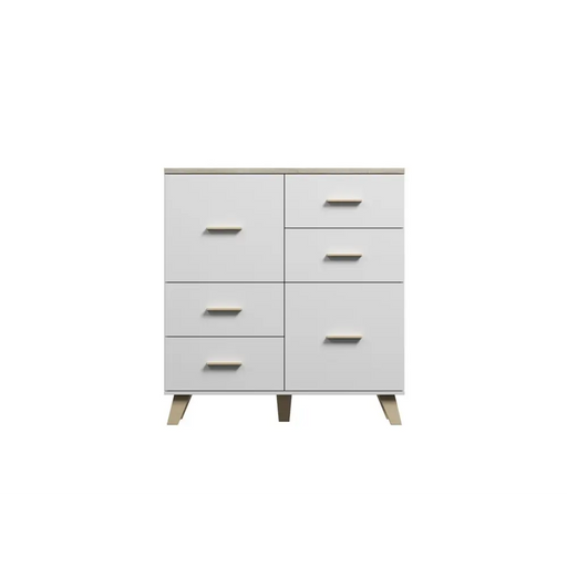Cama Бюфет LOTTA 110 2D4S бял/дъб сонома