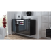 Cama бюфет VIVA 150 черен/черен гланц + бял