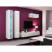 Cama Етажерка VIGO NEW 180/40/30 бяло/бял гланц