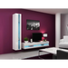 Cama Етажерка VIGO NEW 180/40/30 бяло/бял гланц