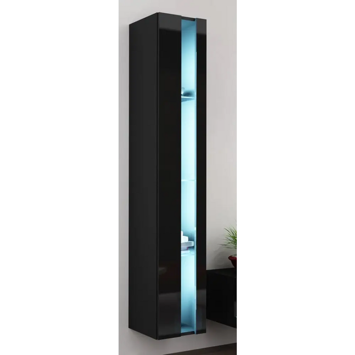 Cama Етажерка VIGO NEW 180/40/30 черен/черен гланц