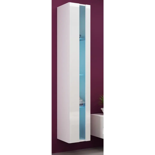 Cama Етажерка VIGO NEW 180/40/30 бяло/бял гланц