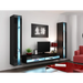 Cama Етажерка VIGO NEW 180/40/30 черен/черен гланц