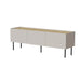 Cama FELLINI ТВ шкаф 150x40x52 кашмир + плот от омаслен дъб