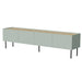 Cama FELLINI ТВ шкаф 200x40x52 маслина + плот от омаслен дъб