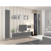 Cama Glass-case VIGO ’180’ 180/40/30 бял/черен гланц