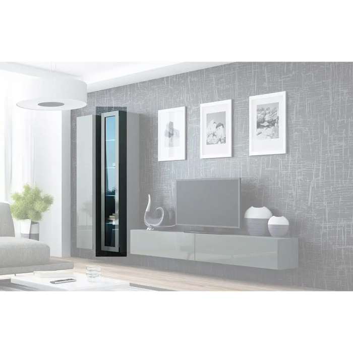 Cama Glass-case VIGO ’180’ 180/40/30 сив/сив гланц