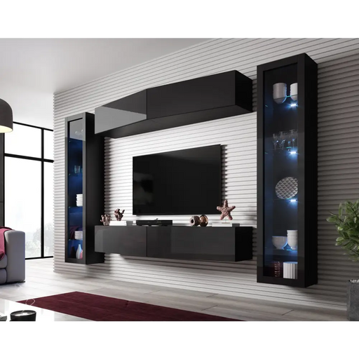 Cama Холна гарнитура VIGO SLANT 8 черен/черен гланц