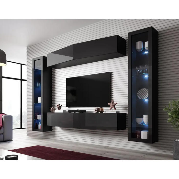 Cama Холна гарнитура VIGO SLANT 8 черен/черен гланц