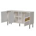 Cama INSERTO 3D скрин с чекмеджета 143.5x40x80 кашмир + LED