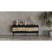 Cama INSERTO 3D ТВ шкаф 143.5x40x61.5 черен + LED