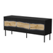 Cama INSERTO 3D ТВ шкаф 143.5x40x61.5 черен + LED