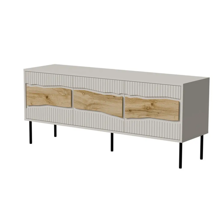 Cama INSERTO 3D ТВ шкаф 143.5x40x61.5 кашмир + LED