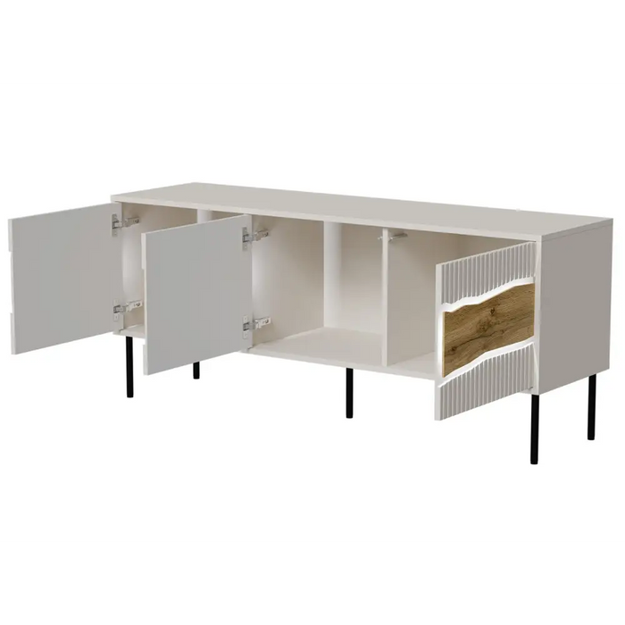 Cama INSERTO 3D ТВ шкаф 143.5x40x61.5 кашмир + LED