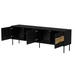 Cama INSERTO 3D1W ТВ шкаф 190x40x61.5 черен + LED