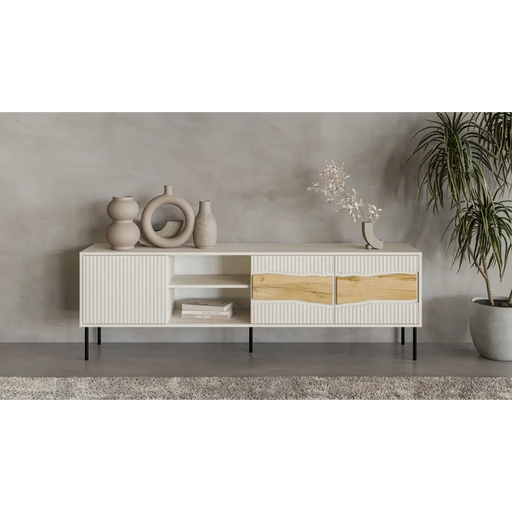 Cama INSERTO 3D1W ТВ шкаф 190x40x61.5 кашмир + LED