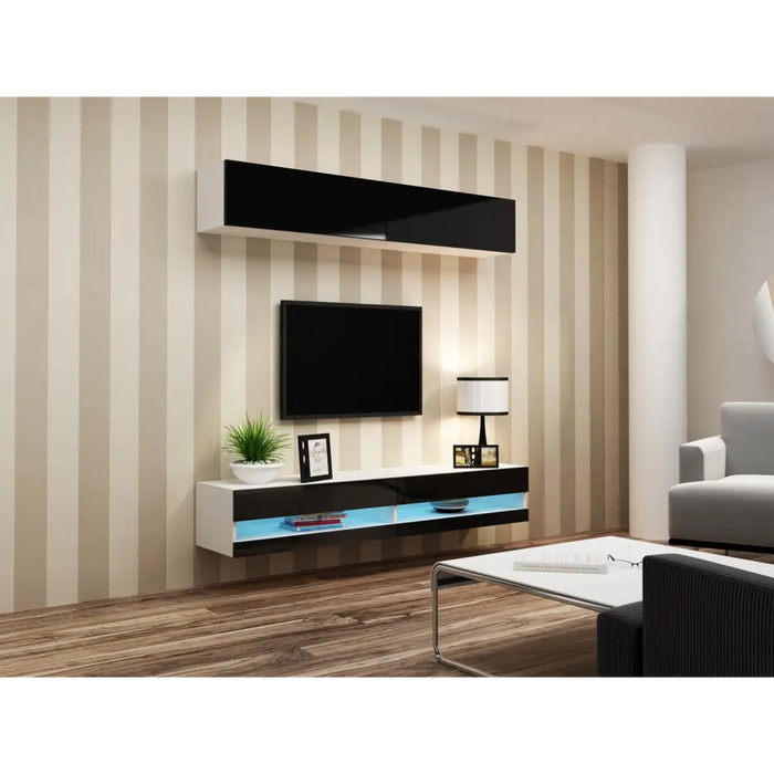 Cama Холна гарнитура VIGO NEW 10 бяло/черно гланц