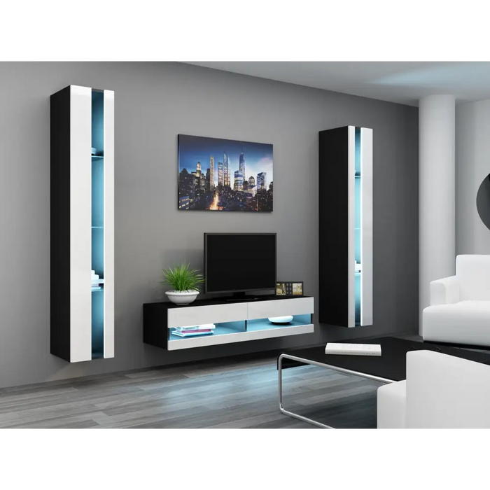 Cama Холна гарнитура VIGO NEW 12 черен/бял гланц