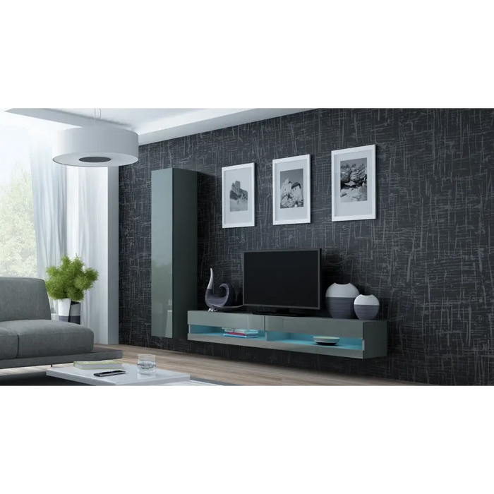 Cama Холна гарнитура VIGO NEW 9 сив/сив гланц