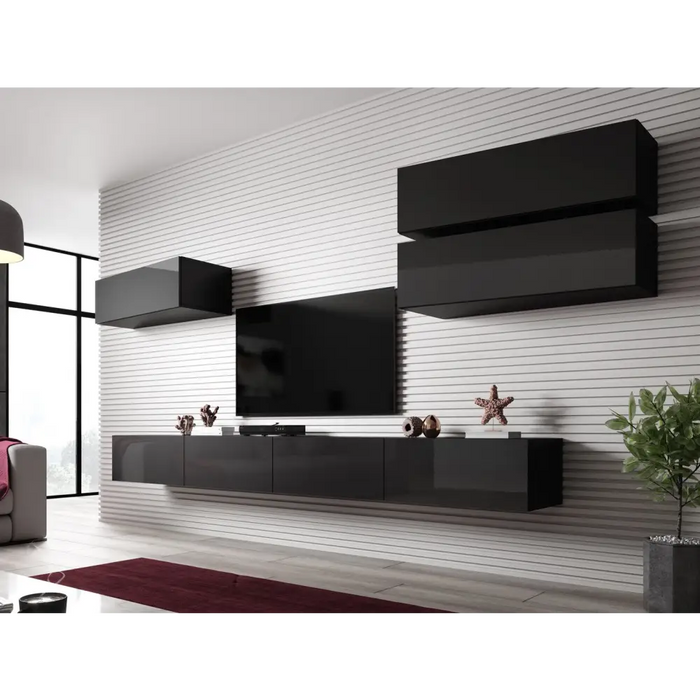 Cama Холна гарнитура VIGO SLANT 4 черен/черен гланц