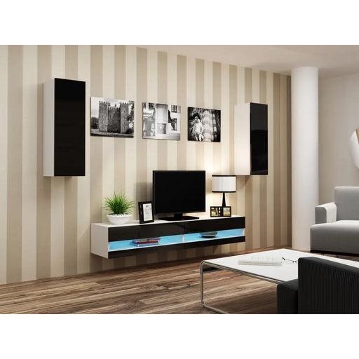 Cama Холна гарнитура VIGO NEW 10 бяло/черно гланц
