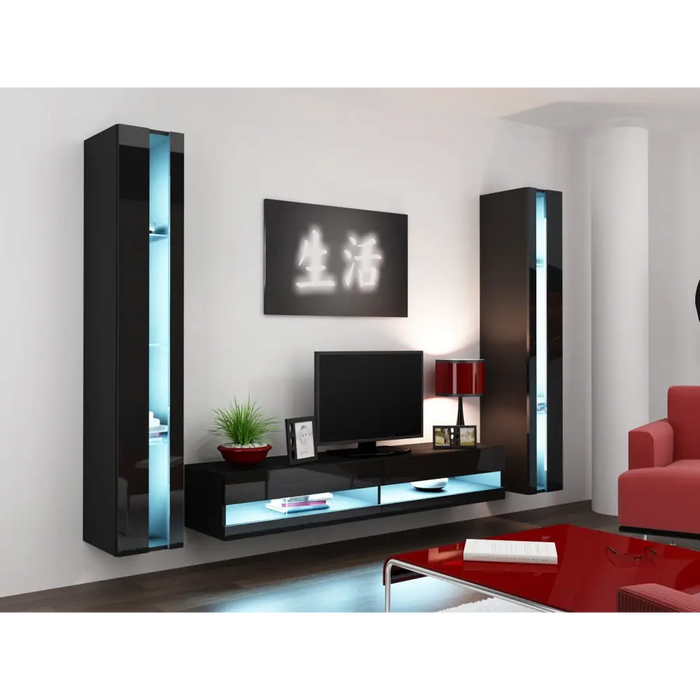 Cama Холна гарнитура VIGO NEW 3 черен/черен гланц
