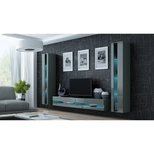 Cama Холна гарнитура VIGO NEW 3 сив/сив гланц