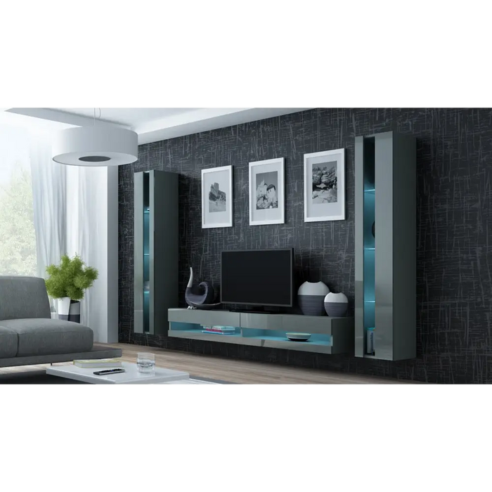 Cama Холна гарнитура VIGO NEW 3 сив/сив гланц