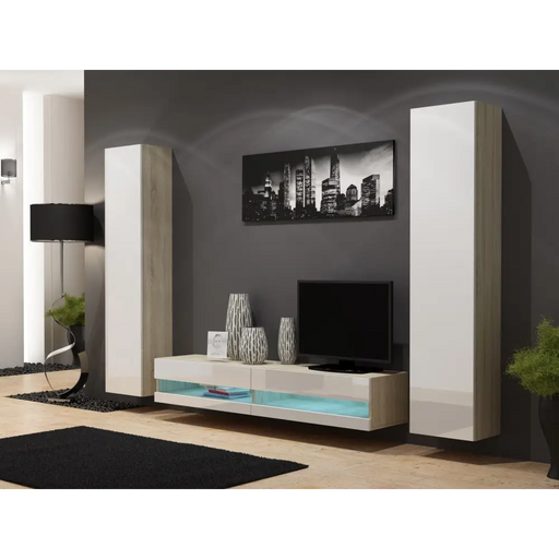 Cama Холна гарнитура VIGO NEW 4 сонома/бял гланц