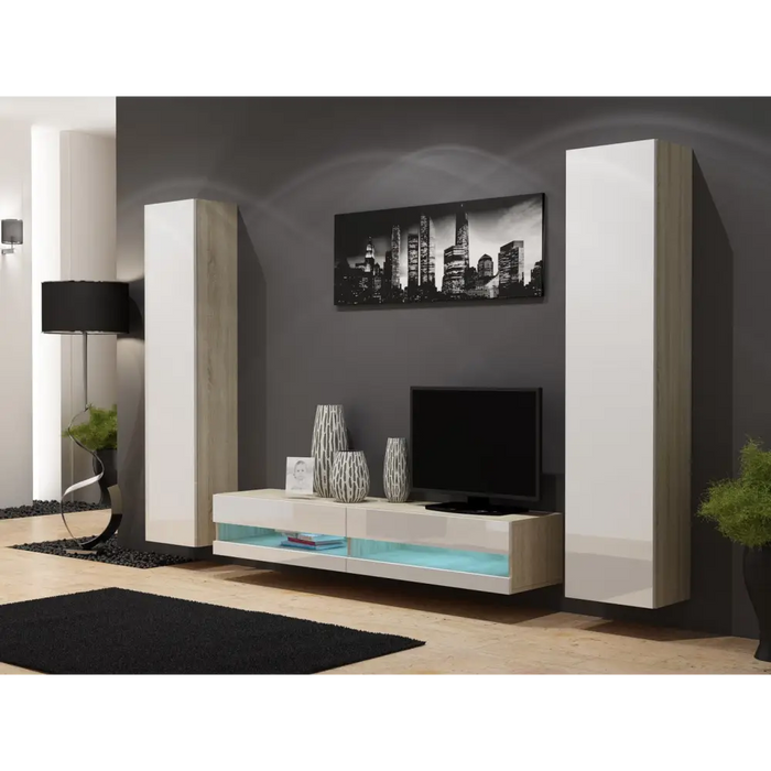 Cama Холна гарнитура VIGO NEW 4 сонома/бял гланц