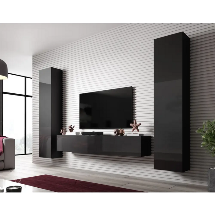 Cama Холна гарнитура VIGO SLANT 2 черен/черен гланц