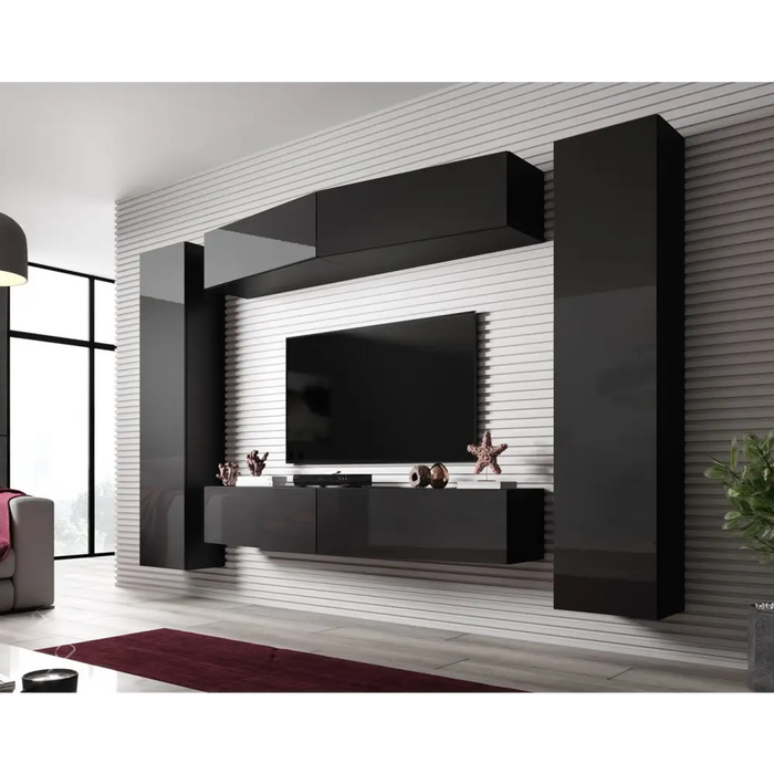 Cama Холна гарнитура VIGO SLANT 7 черен/черен гланц