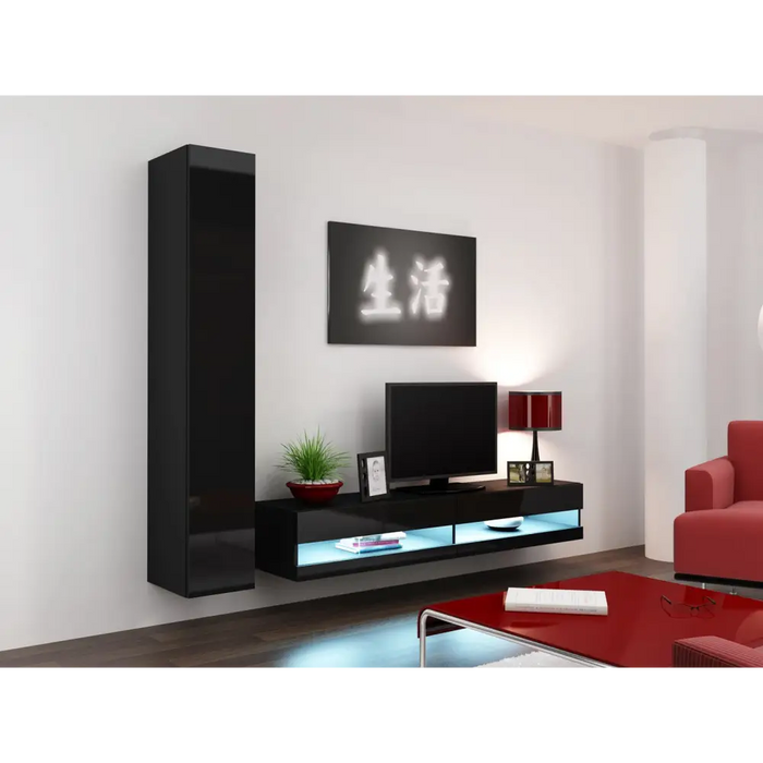 Cama Холна гарнитура VIGO NEW 9 черен/черен гланц