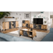 Cama Холна маса/тоалетна OVO 90x50xH39 дъб/бетон