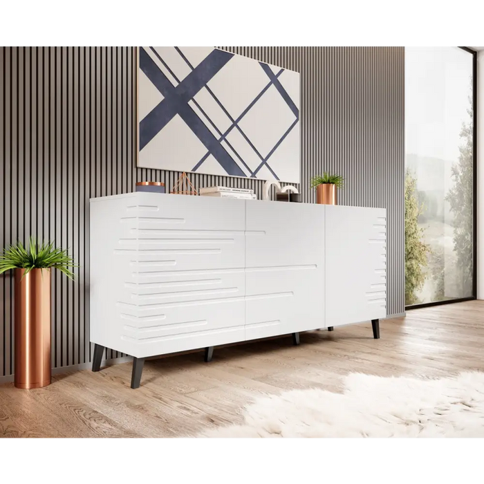 Cama Комод NOVA 155x40x72 бял мат