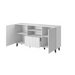 Cama Комод PAFOS 150x42x82 бял мат