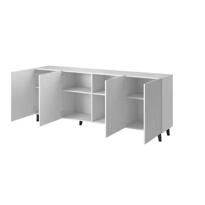 Cama Комод PAFOS 200x42x82 бял мат