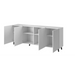 Cama Комод PAFOS 200x42x82 бял мат